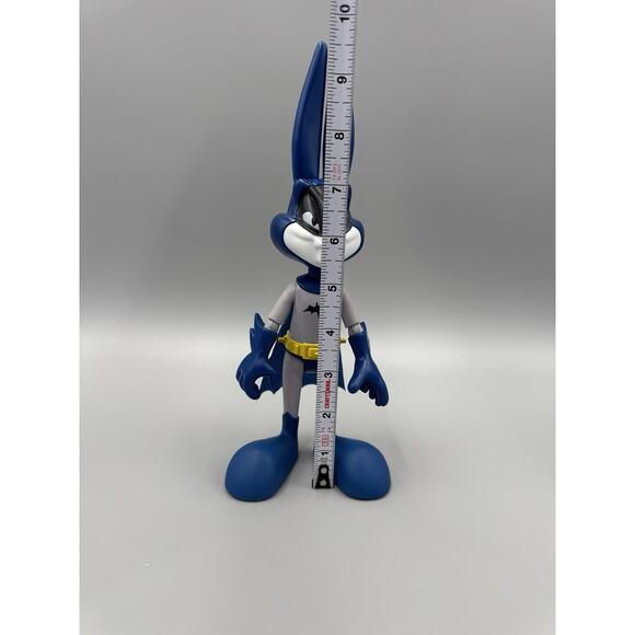 Space Jam Bugs Bunny Batman In Blue Suit Action Figure 9.5” - Picture 6 of 6